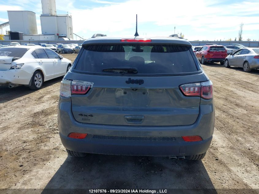 2019 Jeep Compass Sport VIN: 3C4NJDABXKT749906 Lot: 12107576