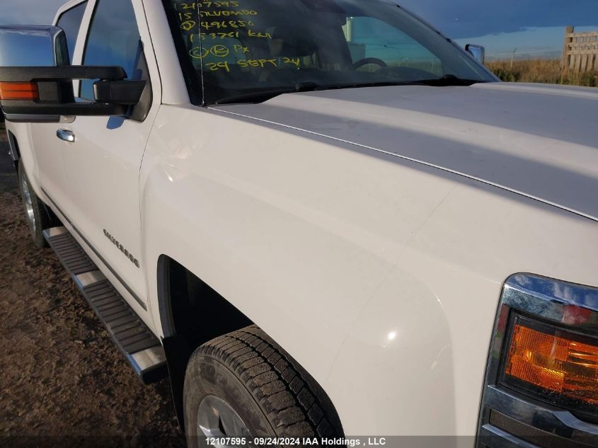 2015 Chevrolet Silverado 1500 VIN: 3GCUKSEJ7FG496850 Lot: 12107595