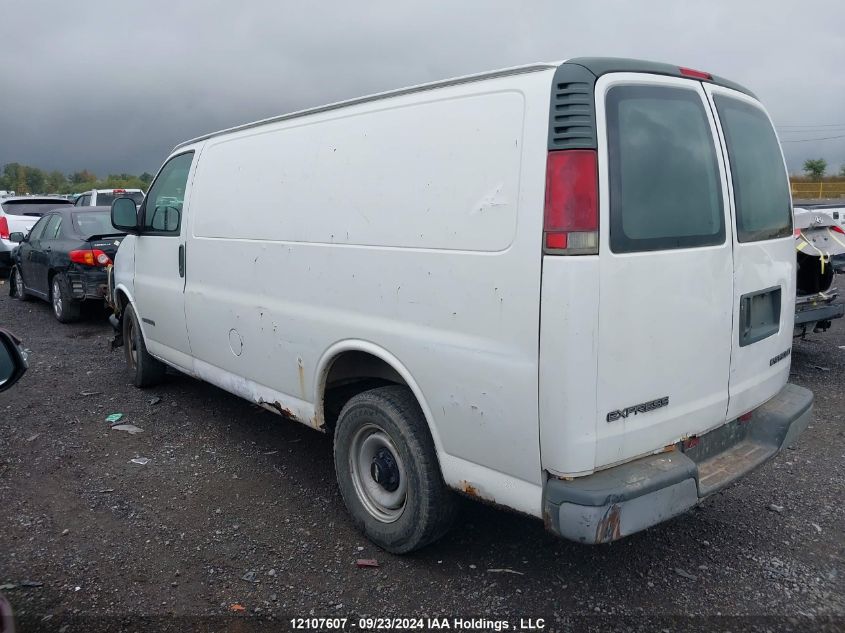 2002 Chevrolet Express G2500 VIN: 1GCFG25M621221161 Lot: 12107607