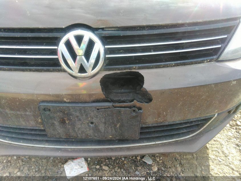 2012 Volkswagen Jetta Se VIN: 3VWDX7AJ5CM351921 Lot: 12107651