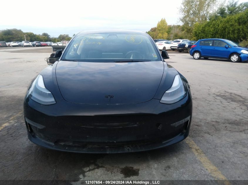 2022 Tesla Model 3 VIN: 5YJ3E1EA7NF316753 Lot: 12107654