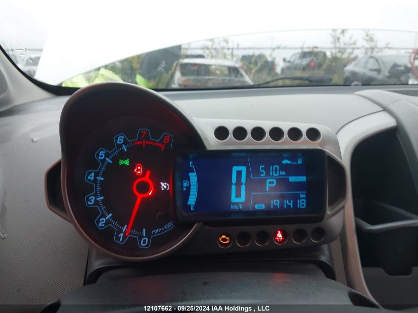 2012 Chevrolet Sonic VIN: 1G1JC5EH7C4207028 Lot: 12107662