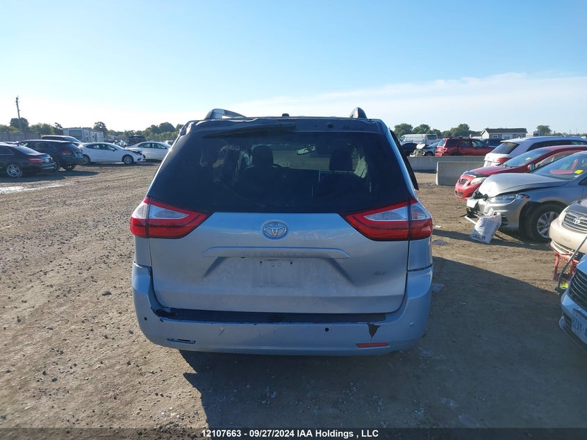 2015 Toyota Sienna Xle 7 Passenger VIN: 5TDDK3DC7FS099634 Lot: 12107663