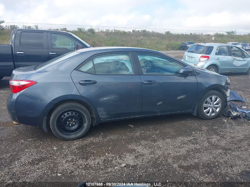 2014 Toyota Corolla Le VIN: 2T1BURHE1EC033538 Lot: 12107669