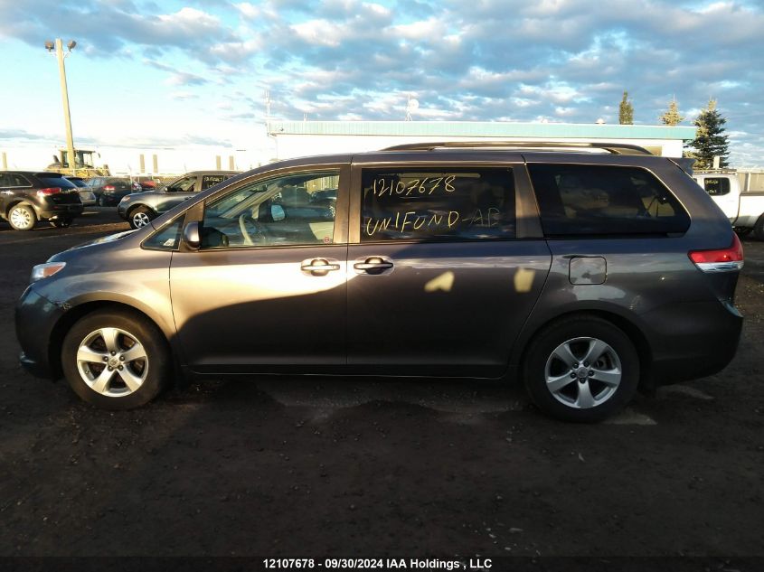 2012 Toyota Sienna Le VIN: 5TDKK3DC4CS209784 Lot: 12107678