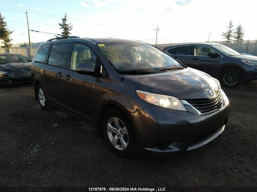 2012 Toyota Sienna Le VIN: 5TDKK3DC4CS209784 Lot: 12107678