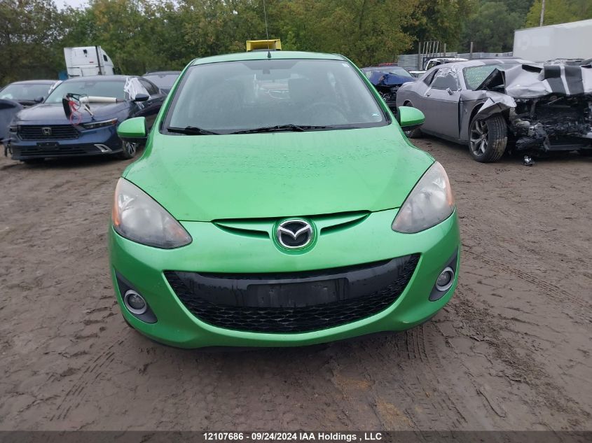 2011 Mazda Mazda2 VIN: JM1DE1HY1B0116491 Lot: 12107686