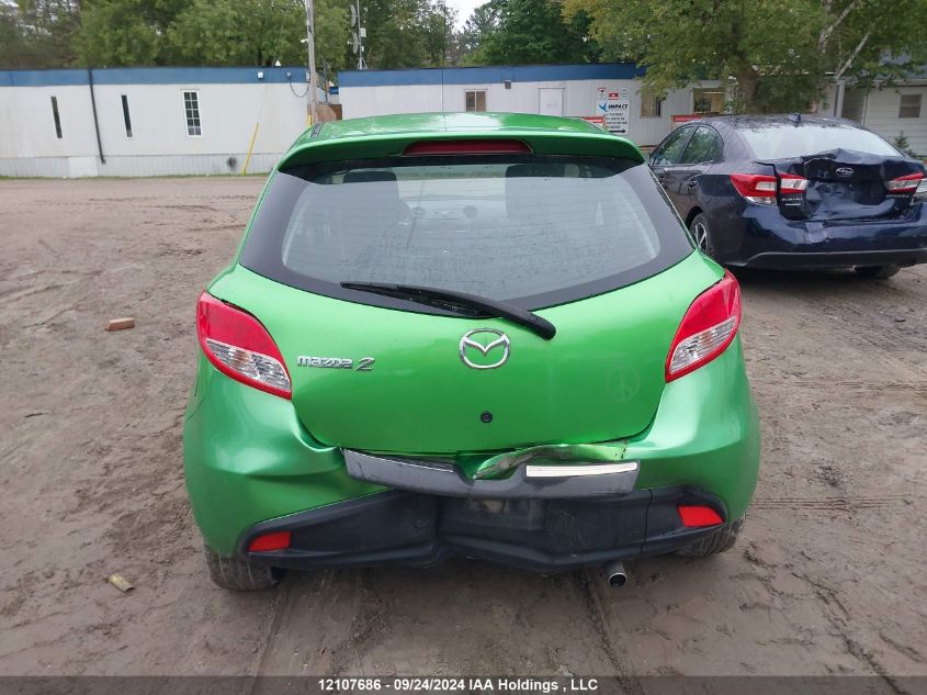 2011 Mazda Mazda2 VIN: JM1DE1HY1B0116491 Lot: 12107686