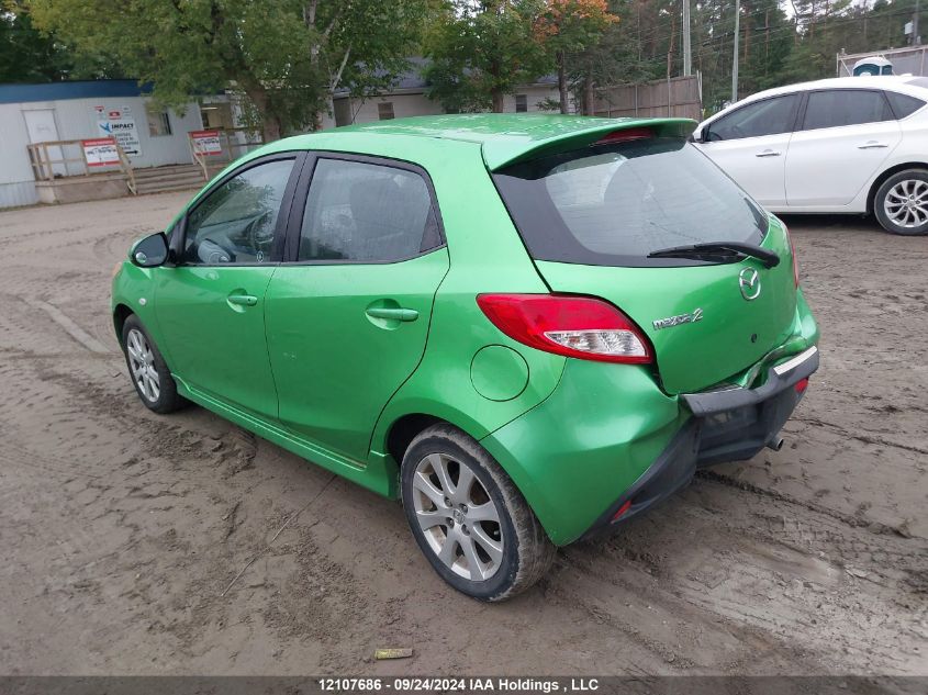 2011 Mazda Mazda2 VIN: JM1DE1HY1B0116491 Lot: 12107686