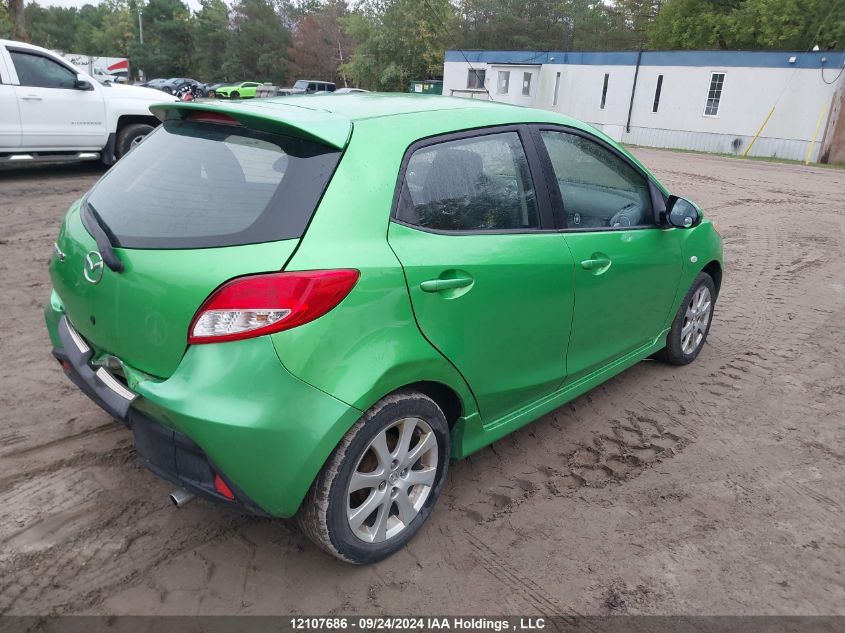 2011 Mazda Mazda2 VIN: JM1DE1HY1B0116491 Lot: 12107686