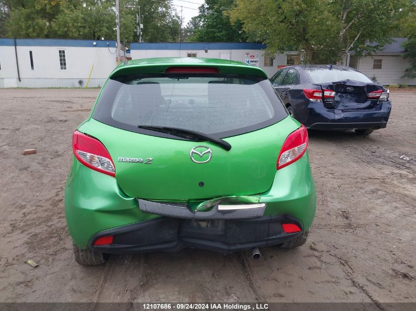 2011 Mazda Mazda2 VIN: JM1DE1HY1B0116491 Lot: 12107686