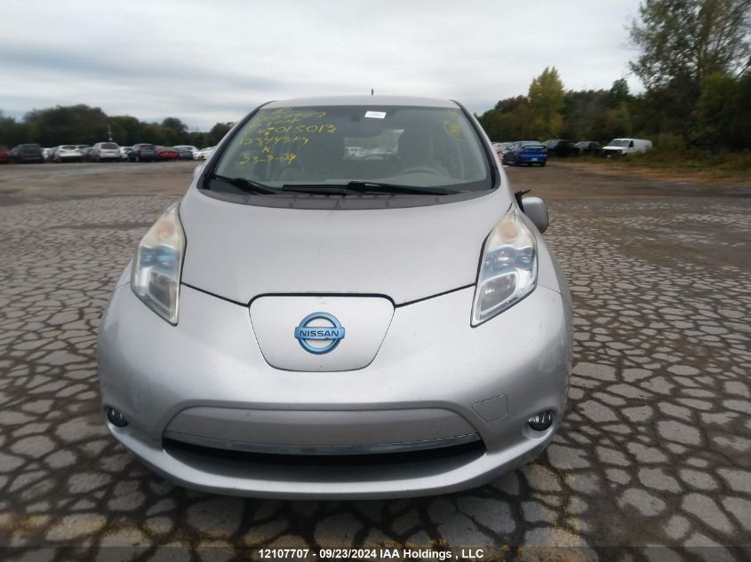 2012 Nissan Leaf Sv/Sl VIN: JN1AZ0CP4CT015013 Lot: 12107707