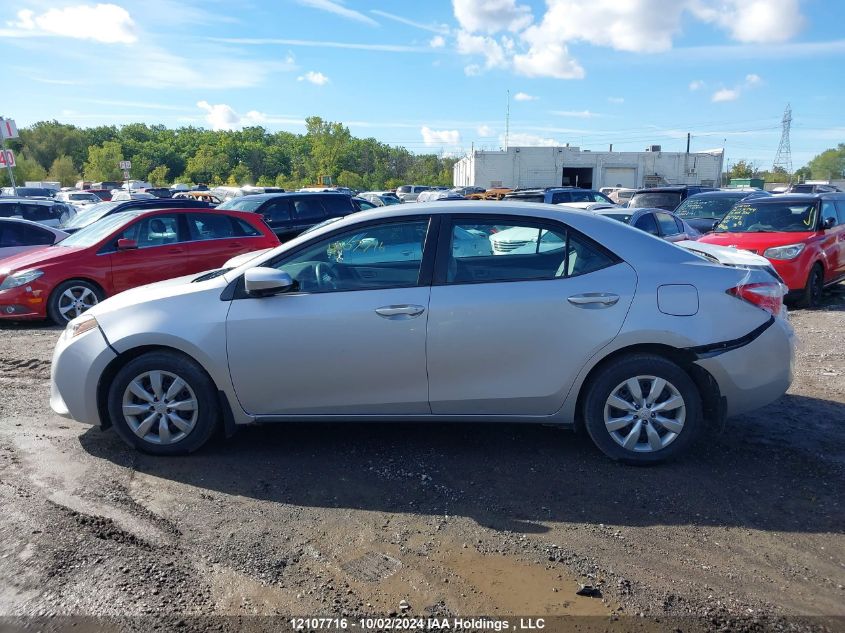 2015 Toyota Corolla Le VIN: 2T1BURHE2FC423775 Lot: 12107716