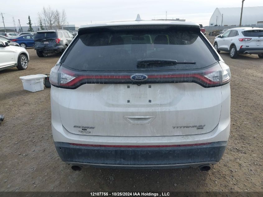 2017 Ford Edge Titanium VIN: 2FMPK4K80HBB99933 Lot: 12107755