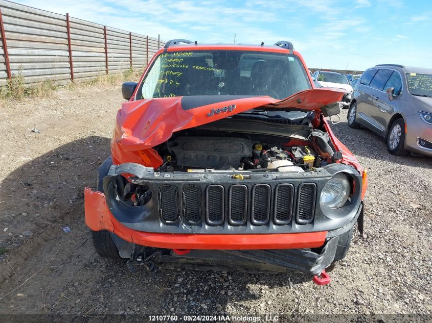 2016 Jeep Renegade Trailhawk VIN: ZACCJBCTXGPE09977 Lot: 12107760