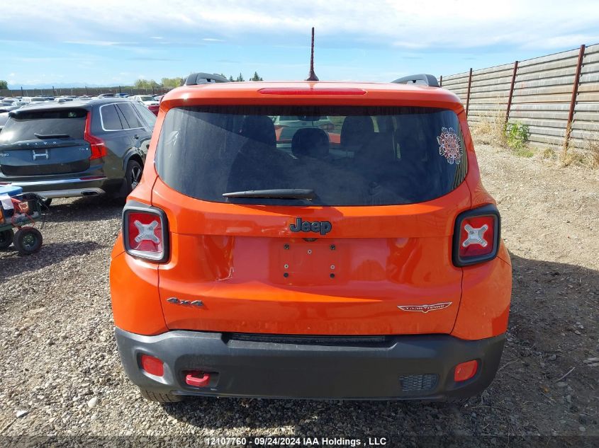 2016 Jeep Renegade Trailhawk VIN: ZACCJBCTXGPE09977 Lot: 12107760