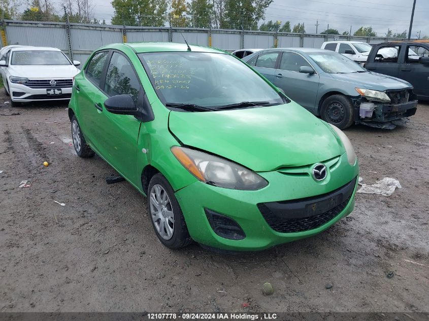 2012 Mazda Mazda2 VIN: JM1DE1KY8C0142533 Lot: 12107778