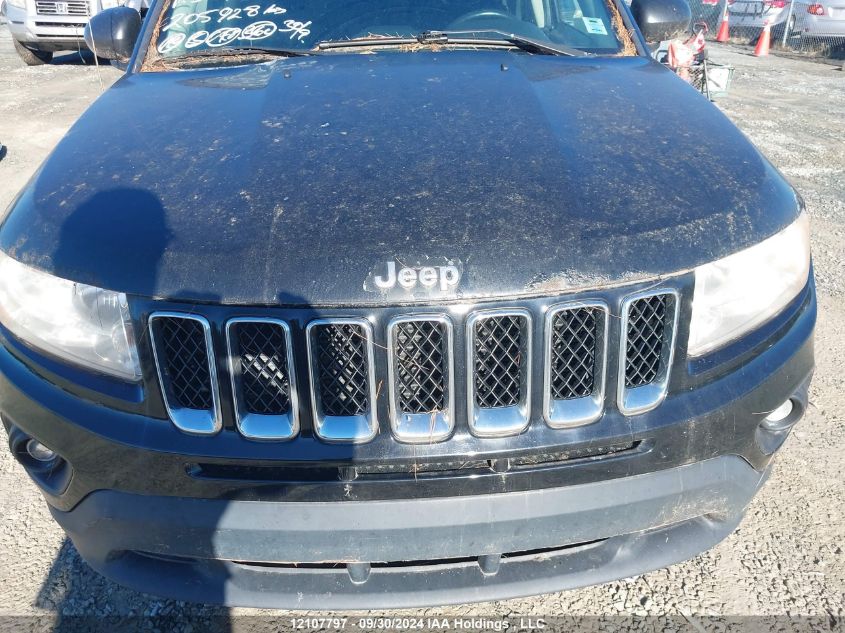 2012 Jeep Compass VIN: 1C4NJDABXCD511450 Lot: 12107797