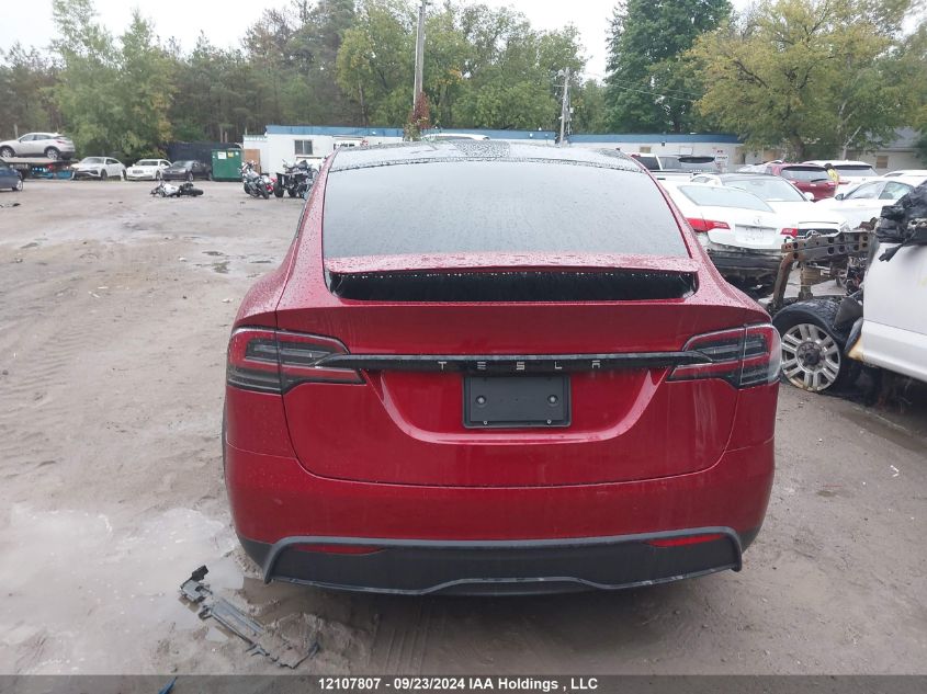 2024 Tesla Model X VIN: 7SAXCAE57RF449449 Lot: 12107807