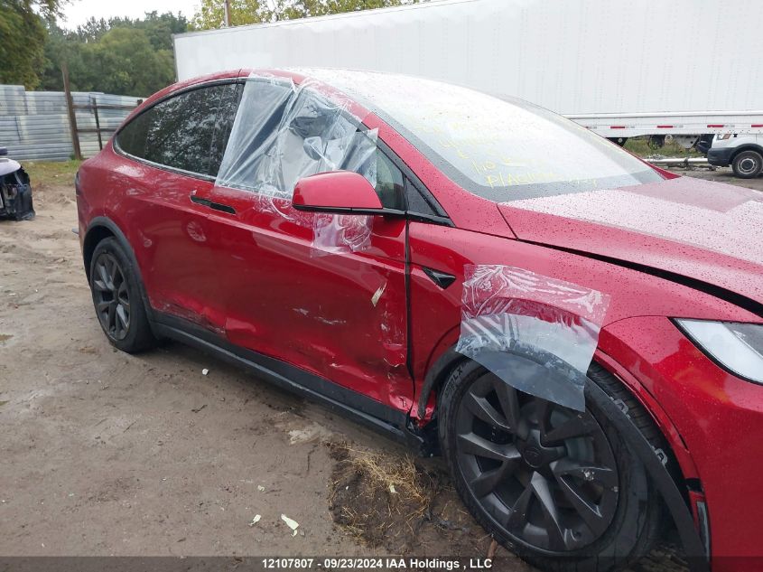 2024 Tesla Model X VIN: 7SAXCAE57RF449449 Lot: 12107807