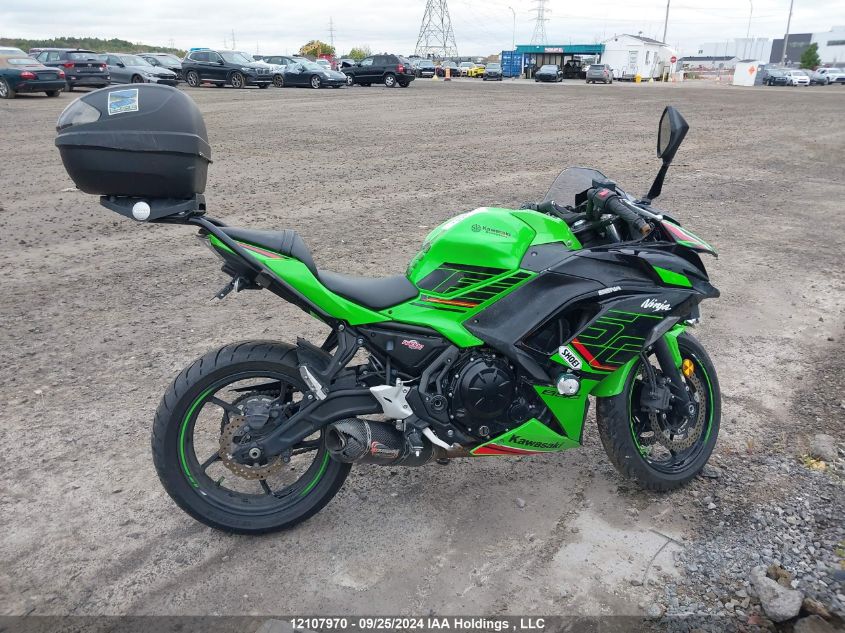 2023 Kawasaki Ex650 P VIN: ML5EXEP12PDA99711 Lot: 12107970