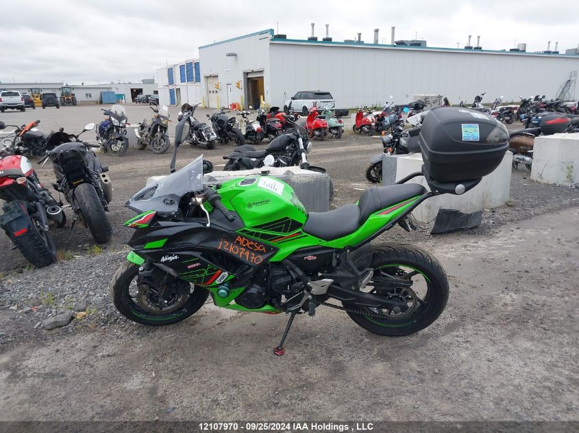 2023 Kawasaki Ex650 P VIN: ML5EXEP12PDA99711 Lot: 12107970