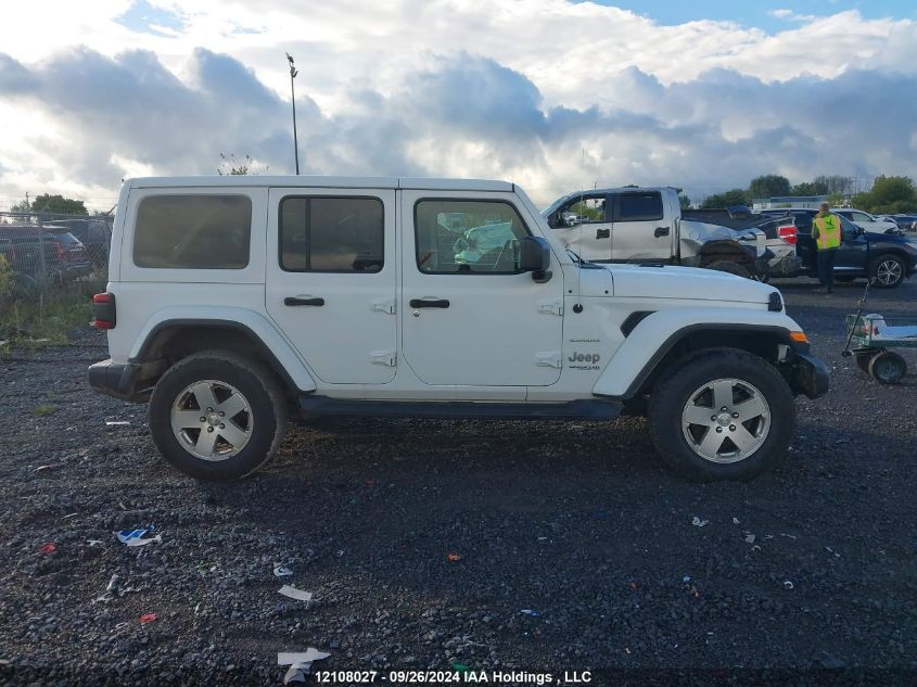 2018 Jeep Wrangler Unlimited Sahara VIN: 1C4HJXEG9JW142795 Lot: 12108027