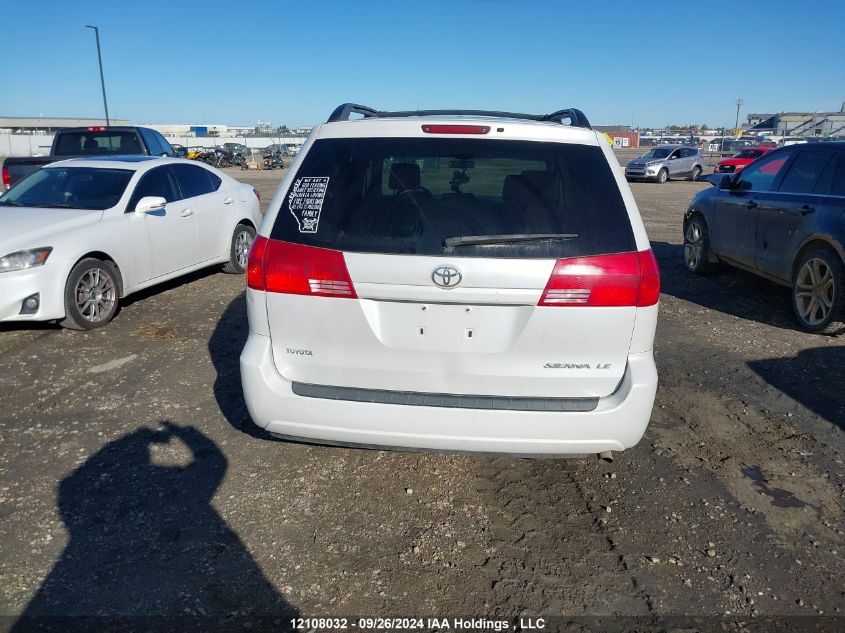 2004 Toyota Sienna Ce/Le VIN: 5TDZA23C04S048591 Lot: 12108032