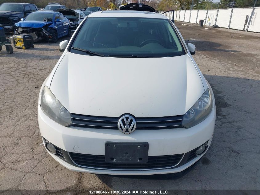 2010 Volkswagen Golf VIN: WVWDA9AJ9AW154635 Lot: 12108046