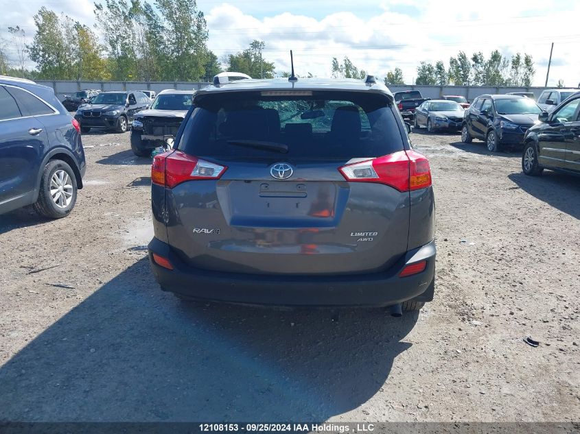 2015 Toyota Rav4 Limited VIN: 2T3DFREV1FW376168 Lot: 12108153