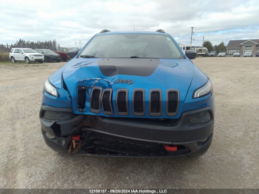 2018 Jeep Cherokee Trailhawk VIN: 1C4PJMBX5JD502736 Lot: 12108157