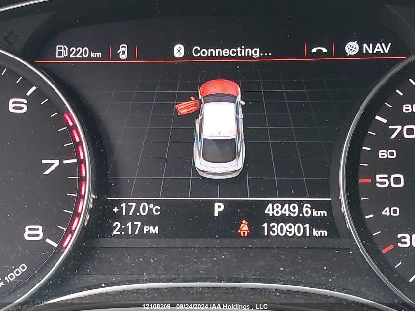 2013 Audi A7 VIN: WAU3GCFC8DN127290 Lot: 12108209