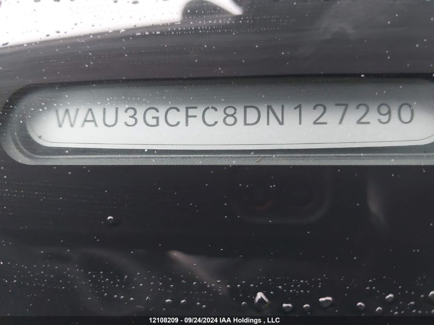 2013 Audi A7 VIN: WAU3GCFC8DN127290 Lot: 12108209