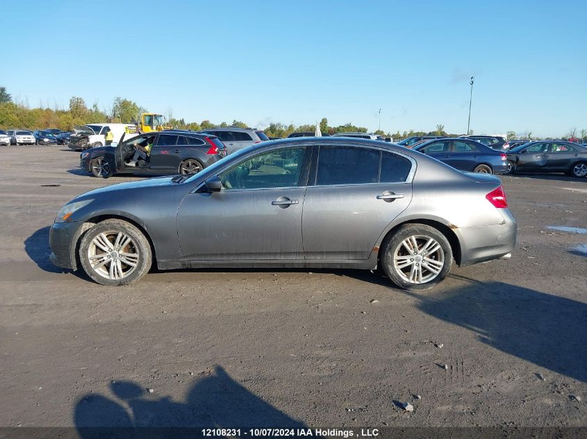 2012 Infiniti G25 VIN: JN1DV6AR3CM861787 Lot: 12108231