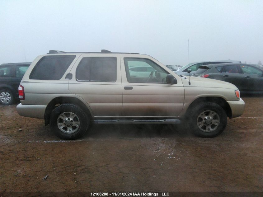 2002 Nissan Pathfinder Le/Se VIN: JN8DR09Y62W741306 Lot: 12108288