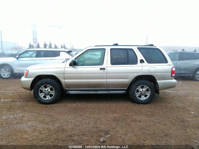 2002 Nissan Pathfinder Le/Se VIN: JN8DR09Y62W741306 Lot: 12108288