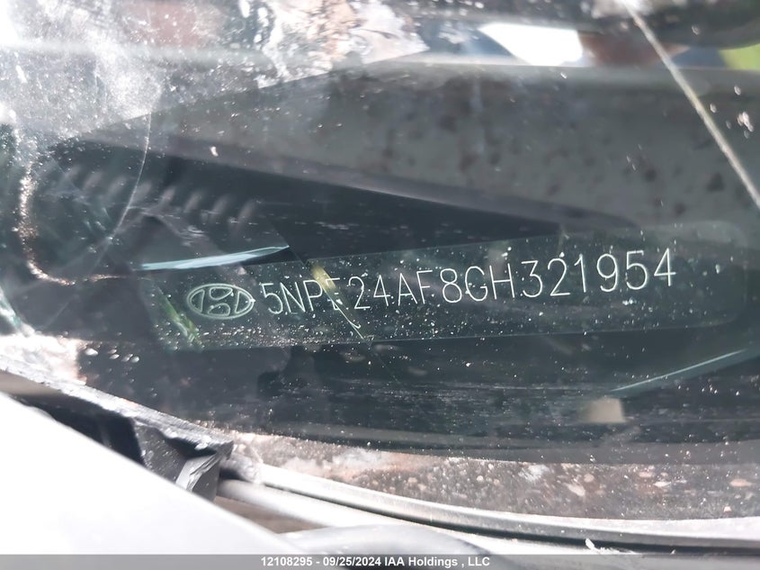 2016 Hyundai Sonata Se VIN: 5NPE24AF8GH321954 Lot: 12108295