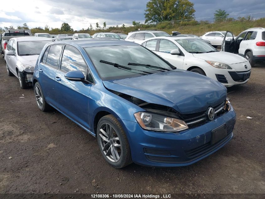 3VW217AU9HM056153 2017 VOLKSWAGEN GOLF - Image 1