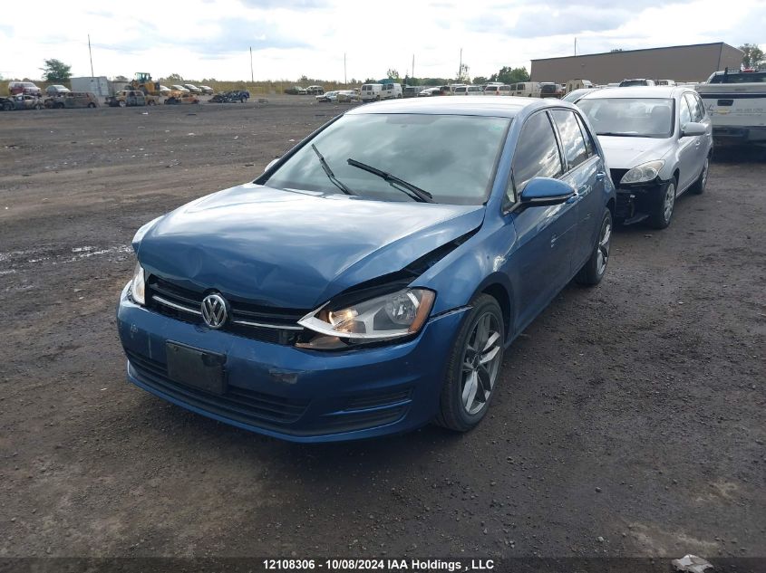 2017 Volkswagen Golf VIN: 3VW217AU9HM056153 Lot: 12108306