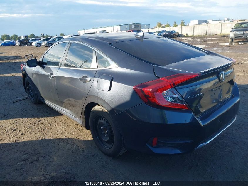 2019 Honda Civic Sedan VIN: 2HGFC1F91KH100038 Lot: 12108318