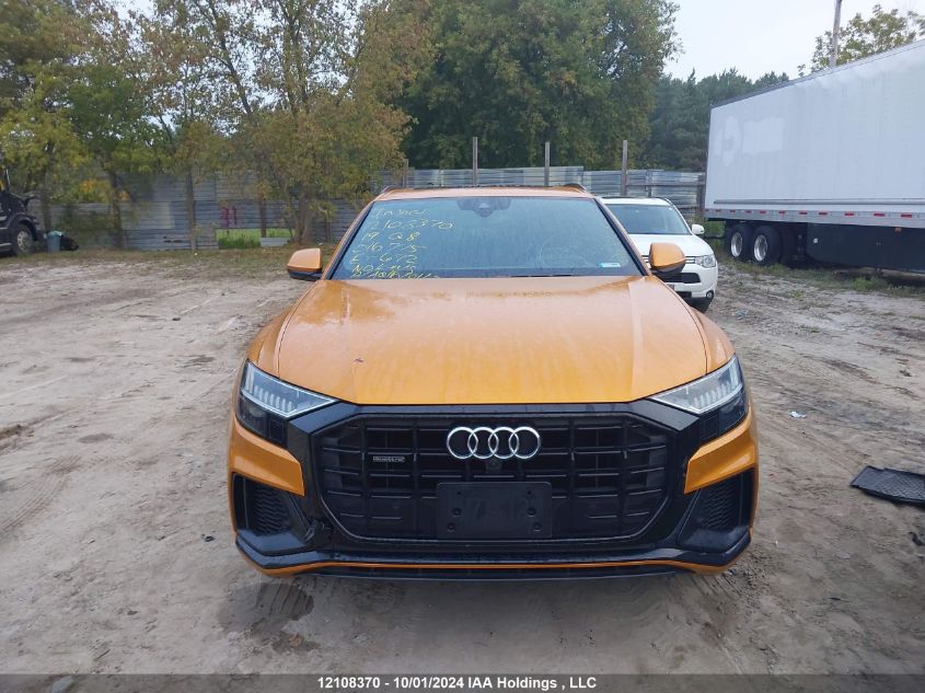 2019 Audi Q8 VIN: WA1FVAF16KD016775 Lot: 12108370