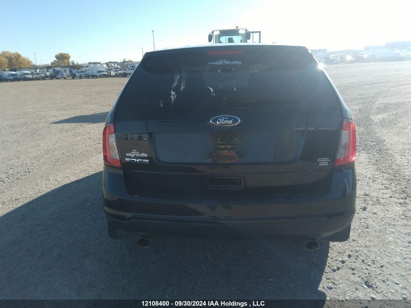 2013 Ford Edge Sel VIN: 2FMDK4JC2DBB96423 Lot: 12108400