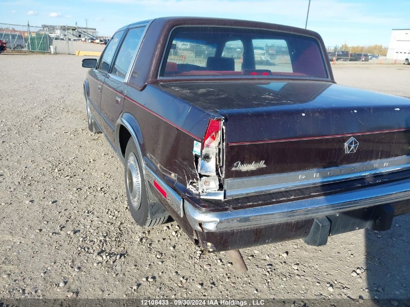 1989 Chrysler New Yorker C-Body VIN: 1C3BC4637KD523301 Lot: 12108433