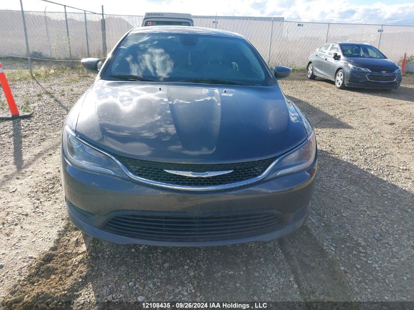 2015 Chrysler 200 Lx VIN: 1C3CCCFB7FN621993 Lot: 12108435