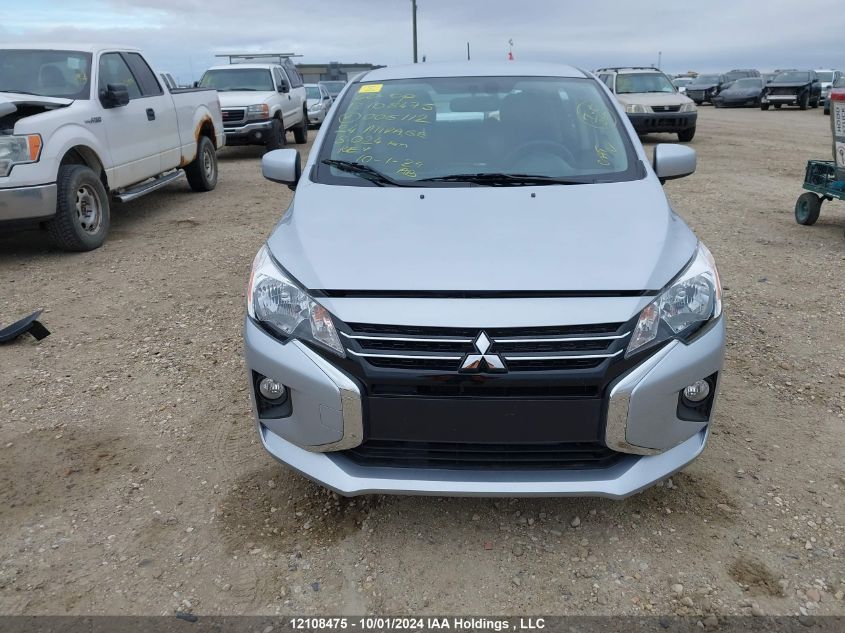 2024 Mitsubishi Mirage VIN: ML32AUHJ1RH006112 Lot: 12108475