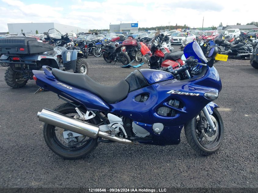 2004 Suzuki Gsx750 F VIN: JS1GR7GA242100519 Lot: 12108546