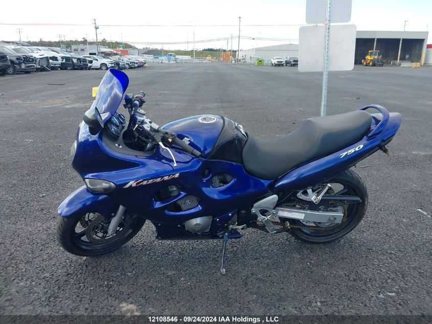 2004 Suzuki Gsx750 F VIN: JS1GR7GA242100519 Lot: 12108546