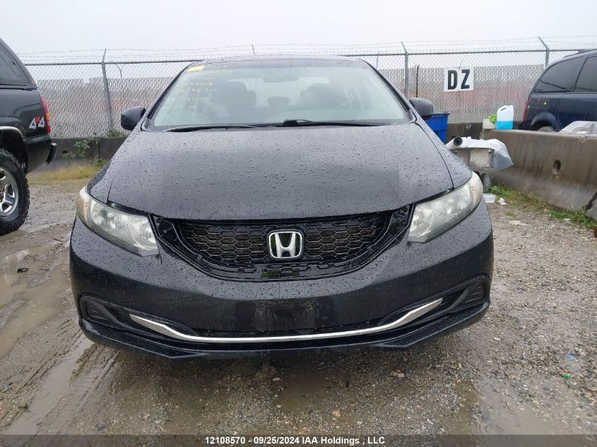 2013 Honda Civic VIN: 2HGFB2F51DH046216 Lot: 12108570