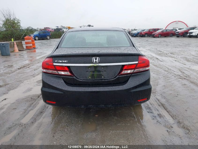 2013 Honda Civic VIN: 2HGFB2F51DH046216 Lot: 12108570