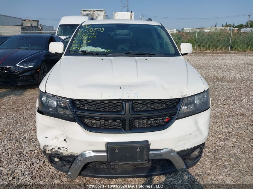 2017 Dodge Journey Crossroad VIN: 3C4PDCGG9HT538072 Lot: 12108573